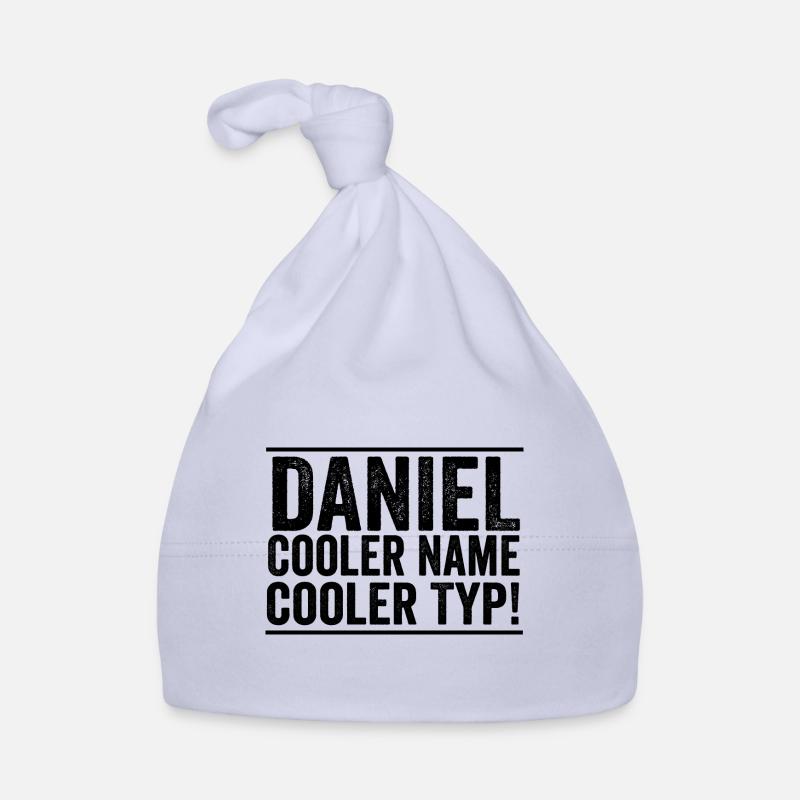 First name Daniel Organic Baby Cap
