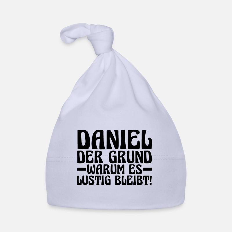 First name Daniel Organic Baby Cap