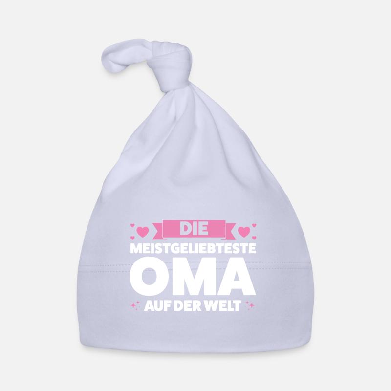 Oma Großmutter Großmütter Geschenk Baby Bio-Mütze