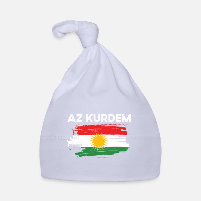 Kurdistan - Bonnet bio Bébé - ciel