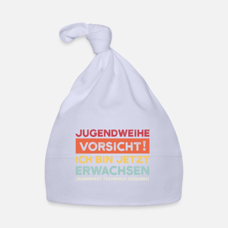 Jugendweihe Jugend Konfirmation Geschenk Baby Bio-Mütze