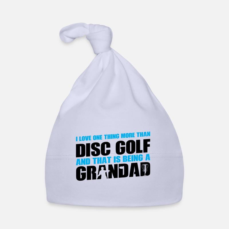 Discgolfer Discgolf Discgolfing Geschenk - Baby Bio-Mütze - Sky