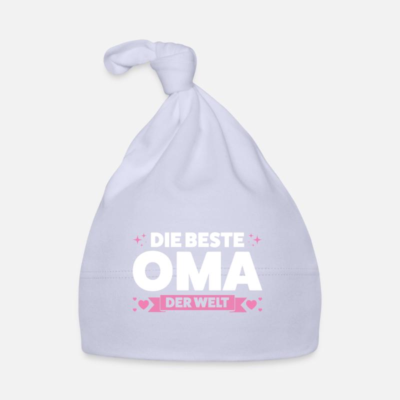 Oma Großmutter Omi Geschenk Baby Bio-Mütze