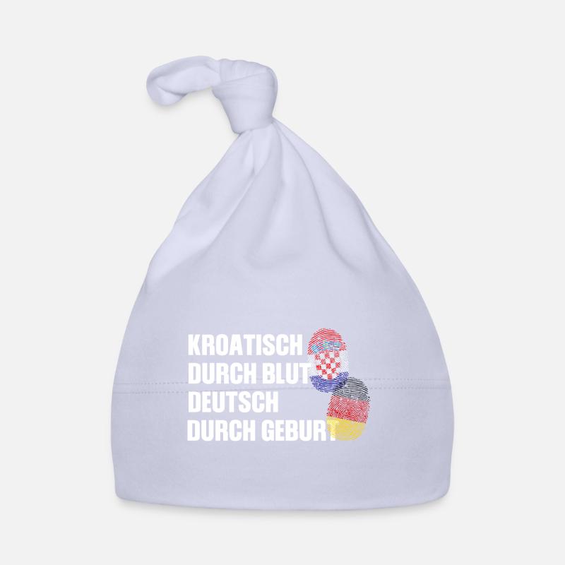 Deutsch Kroatisch Kroatisch Geschenk Baby Bio-Mütze
