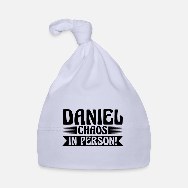 First name Daniel Organic Baby Cap