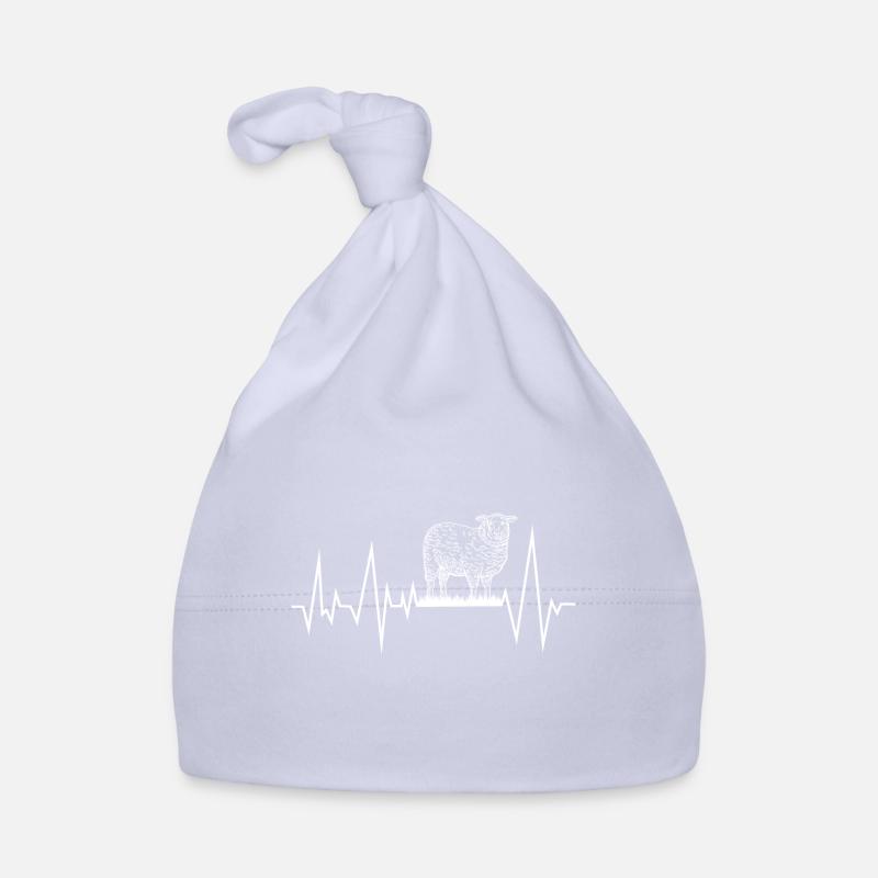 Schafe puls Geschenk Landwirt Schäfer Baby Bio-Mütze