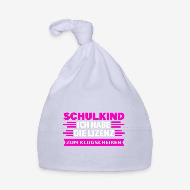 Schulkind Anfang Schulbeginn Geschenk Baby Bio-Mütze