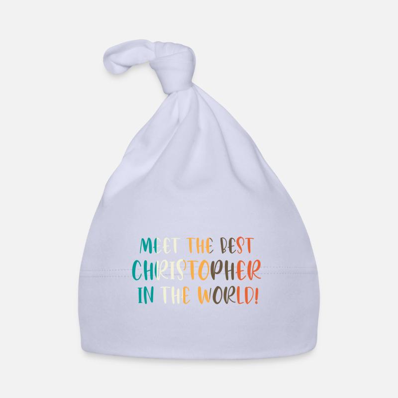 Vorname Christopher Name Christopher Geschenk Baby Bio-Mütze