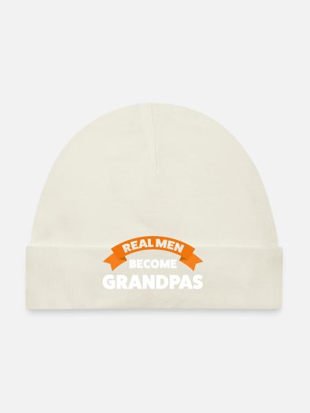 Großvater Großvater Großvater Geschenk - Baby Bio-Mütze - Sky - Vorne