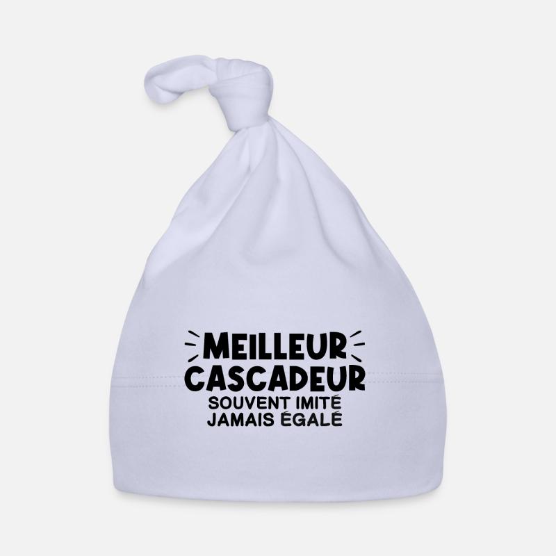 Cascadeur | Je suis le meilleur Cascadeur - Bonnet bio Bébé - ciel