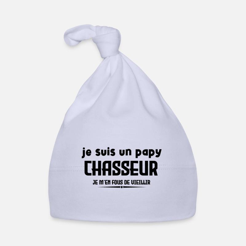 Je suis un papy chasseur Bonnet bio Bébé