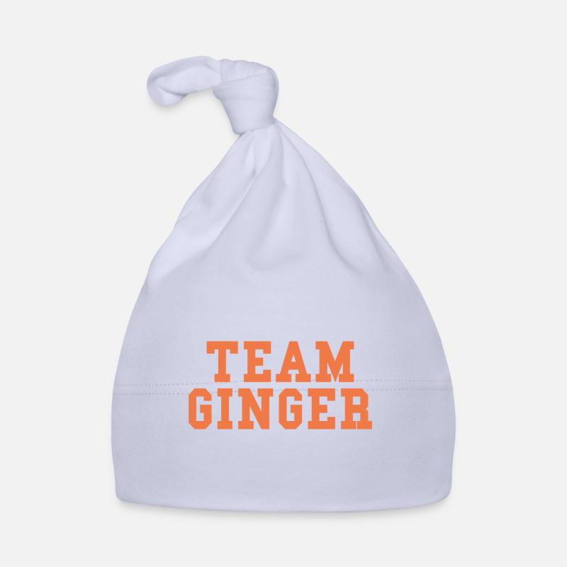 TEAM GINGER - Tenue drôle de la Saint-Patrick - Bonnet bio Bébé - ciel