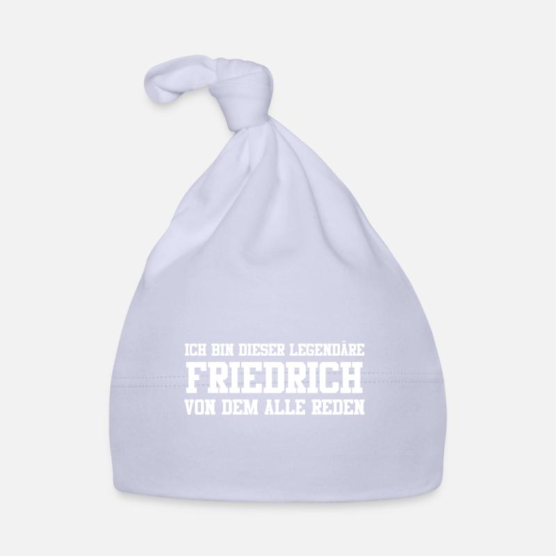 Friedrich Name Design Baby Bio-Mütze