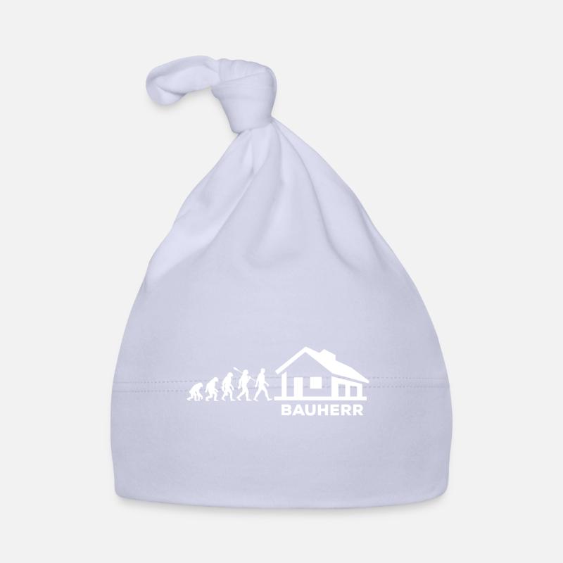 Evolution - Bauherr - Haus - bauen - EFH Baby Bio-Mütze
