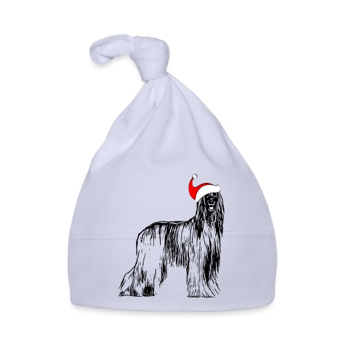 Weihnachten Afghanischer WindhundHund Geschenk - Baby Bio-Mütze
