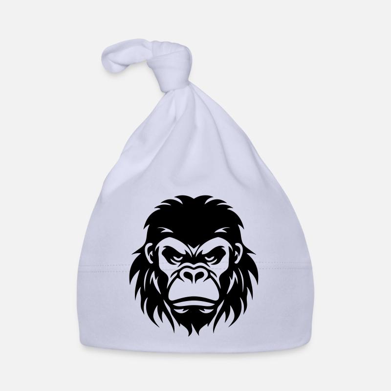 Gorilla Kopf Baby Bio-Mütze