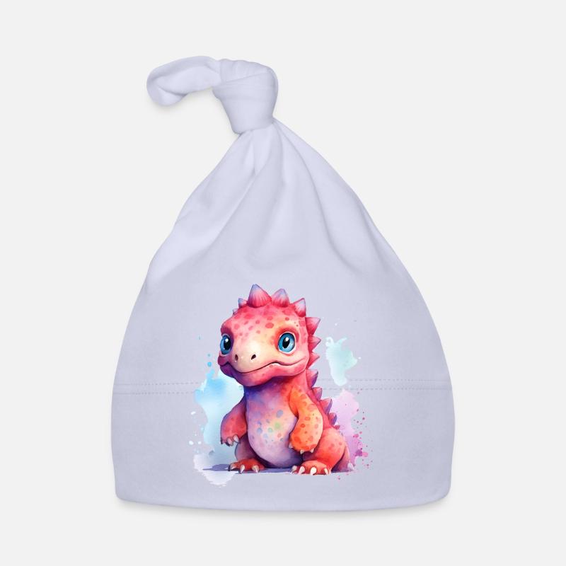 Mignon bébé dinosaure à l’aquarelle Bonnet bio Bébé