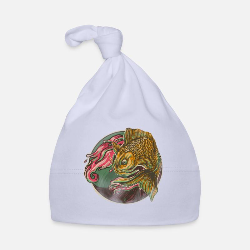 Japanese Fish Organic Baby Cap