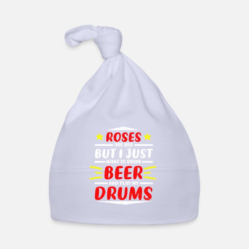 Lustig Schlagzeug Drummer Trommel Geschenk Baby Bio-Mütze