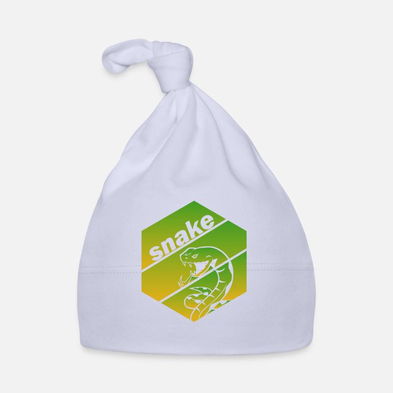 Rattlesnake Snake Snakebite Snaketooth Organic Baby Cap