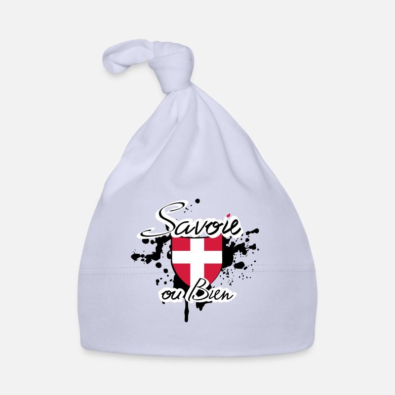savoie destroy - Bonnet bio Bébé - ciel