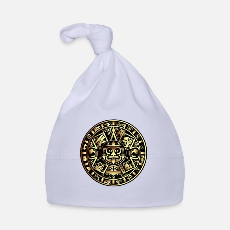 Calendrier aztèque Bonnet bio Bébé