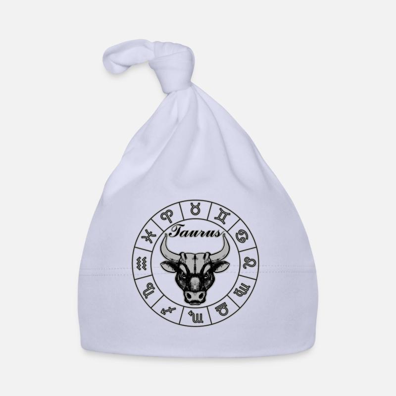 Taurus Sternzeichen Stier Baby Bio-Mütze