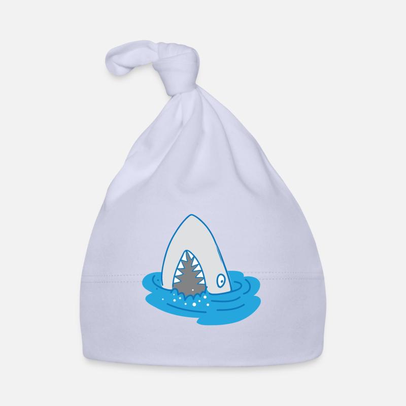 requin à bouche ouverte Bonnet bio Bébé