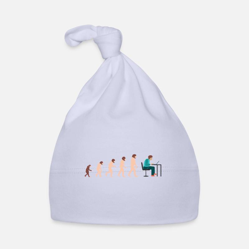 Idée cadeau Evolution Developer Programmer Bonnet bio Bébé
