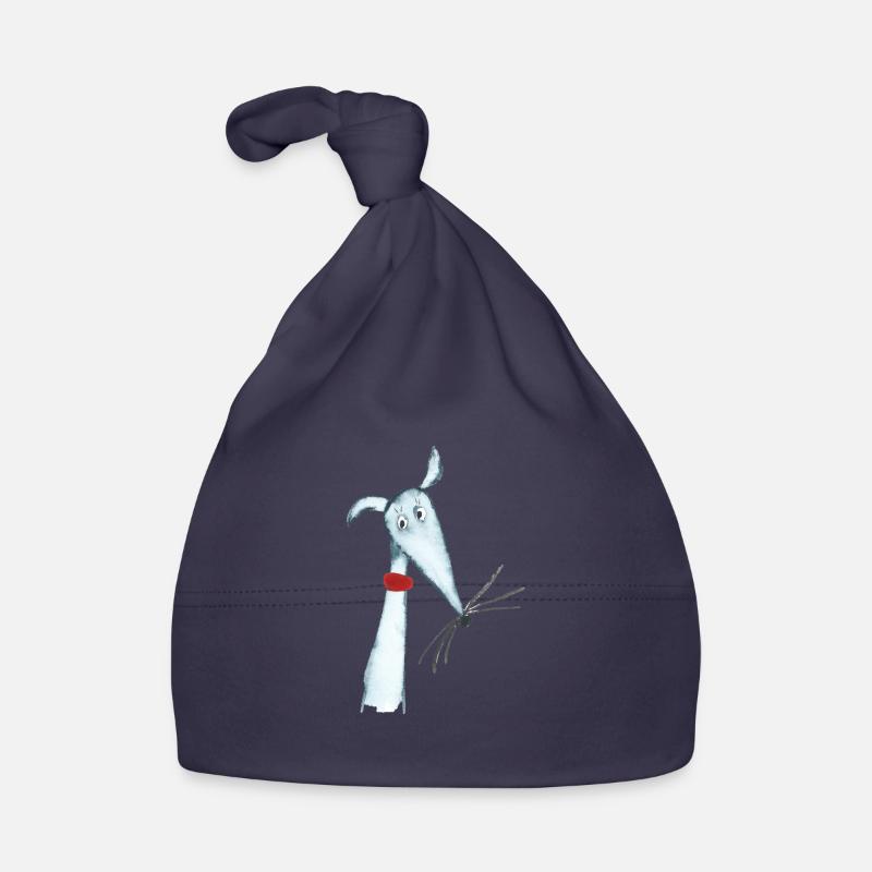 Greyhound blue Organic Baby Cap