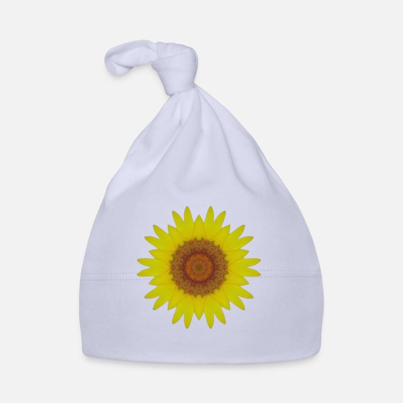 Sunflower - Bonnet bio Bébé - ciel