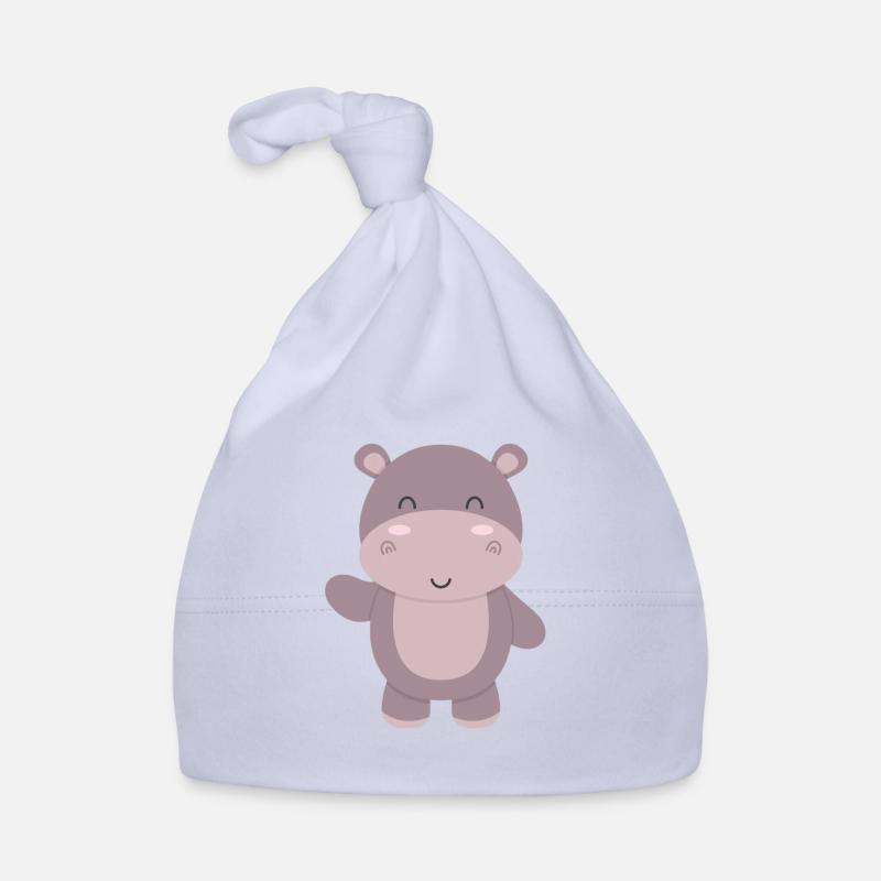 Hippo - pour vous concevoir - Bonnet bio Bébé - ciel