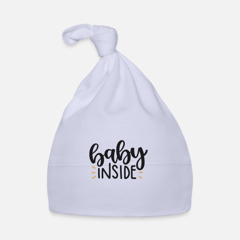 Baby inside - Bonnet bio Bébé - ciel