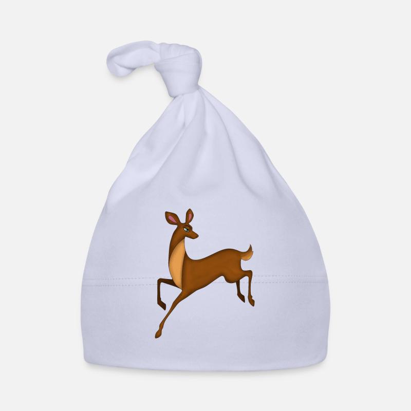 Reh Baby Bio-Mütze