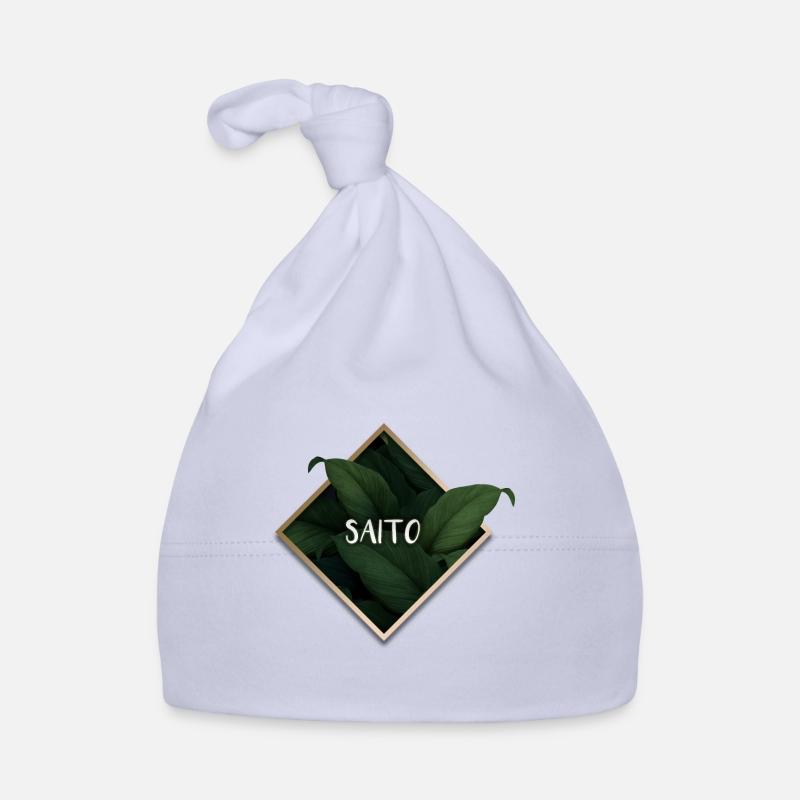 Saito - Bonnet bio Bébé - ciel