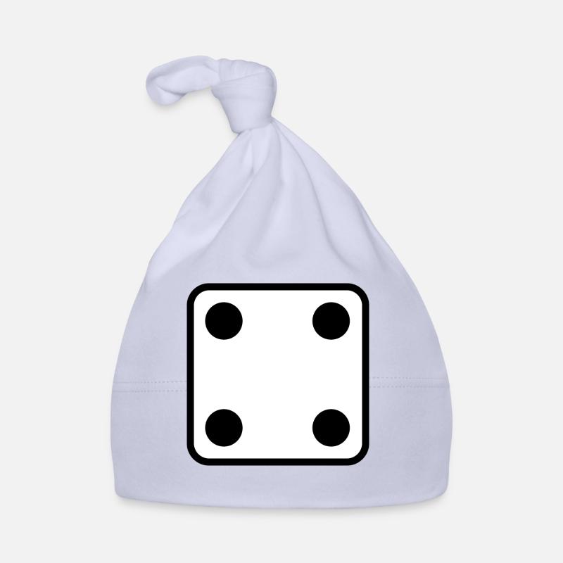 Dice number 4 dice game gift idea Organic Baby Cap