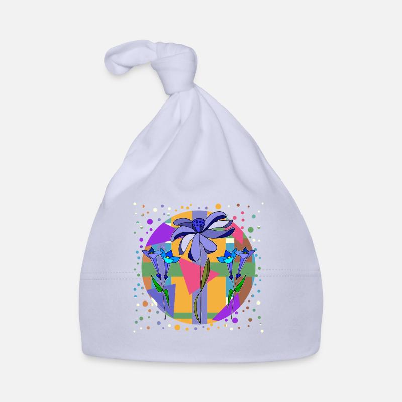 Blumen Baby Bio-Mütze
