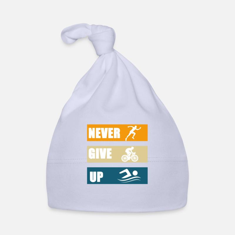 Never give up Organic Baby Cap