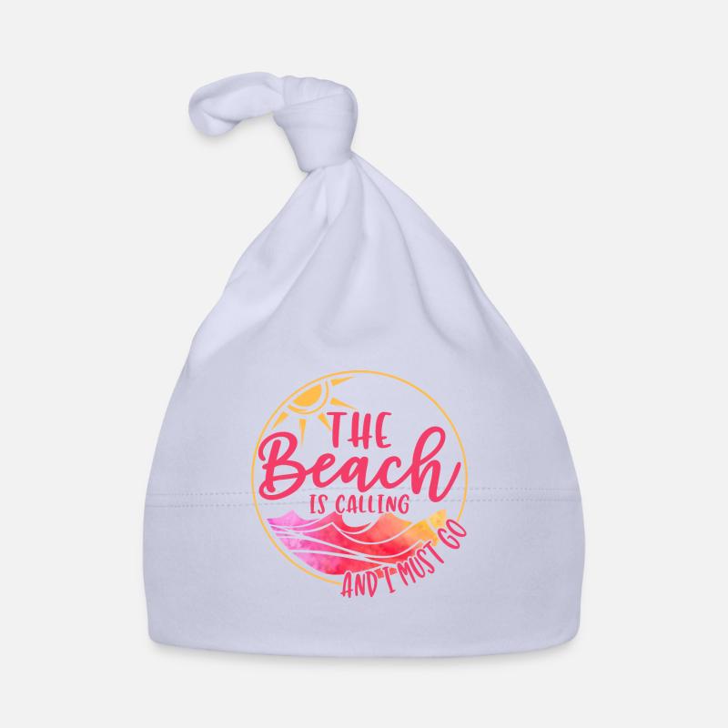 The Beach Is Calling and I Must Go Baby Bio-Mütze