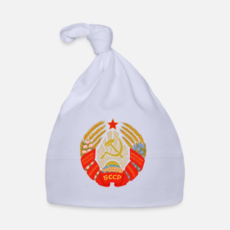 Soviétique - Bonnet bio Bébé - ciel