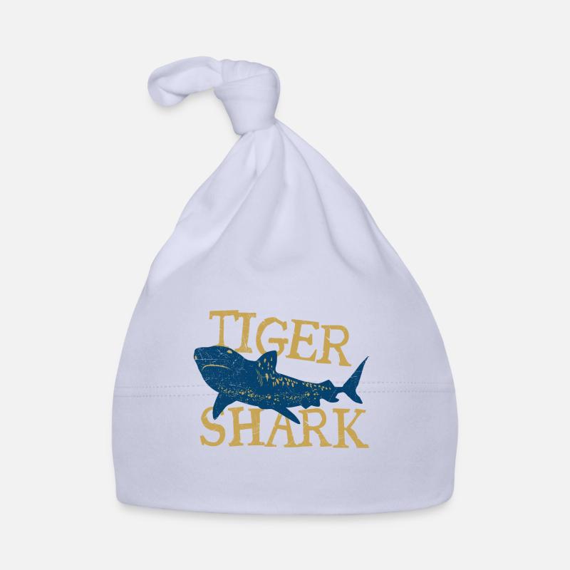 Fisch Tiger Shark Dunkle Gefahr Taucher Geschenk Baby Bio-Mütze