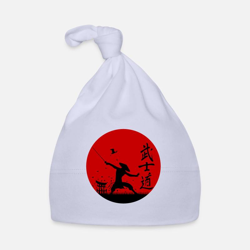 Bushido - Bonnet bio Bébé - ciel