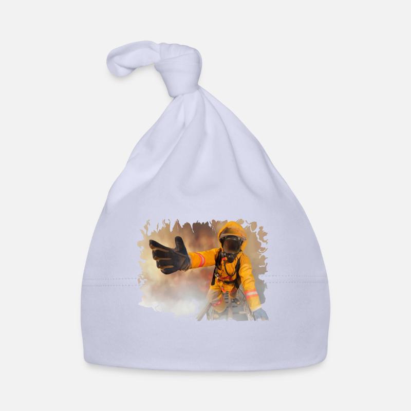 pompier pompier pompier Bonnet bio Bébé