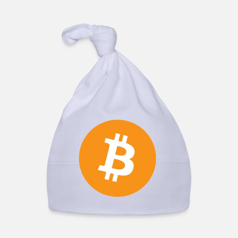 Bitcoin - Baby Bio-Mütze - Sky