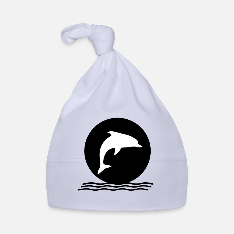 Dolphin dolphins Organic Baby Cap