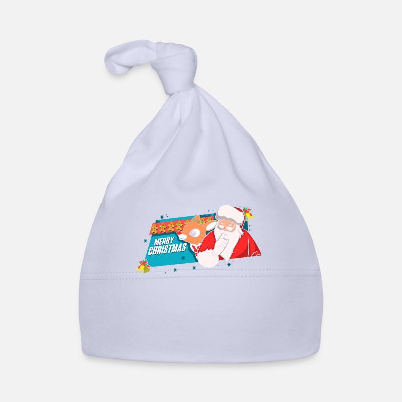 Rentier Weihnachtsgeschenk Merry Christmas Baby Bio-Mütze