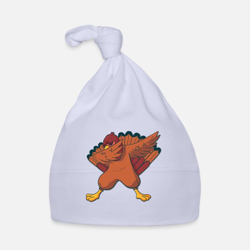 turkey dabbing Organic Baby Cap