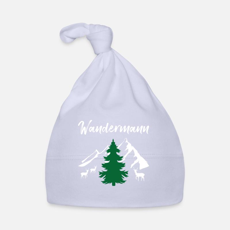 Wandermann Reise Abenteuer Camping Geschenk Baby Bio-Mütze