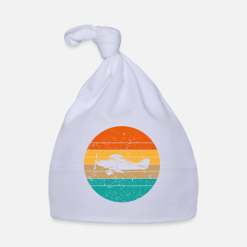 Flugzeug Pilot Copilot Luft Aviation Geschenk Baby Bio-Mütze