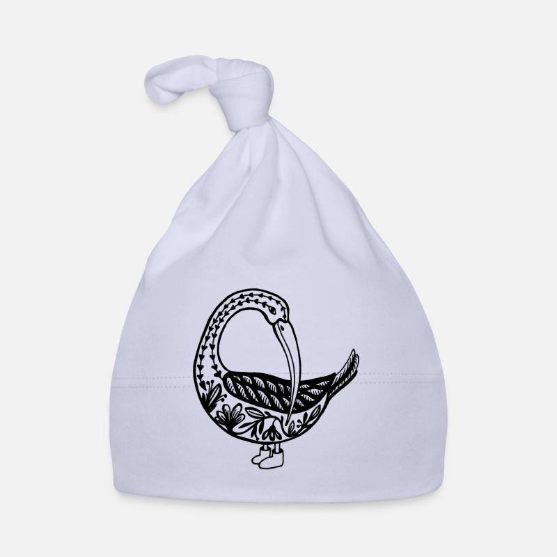 Gans blumig Baby Bio-Mütze